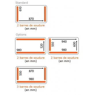 Sous videuse pro à roulettes Titan F1000