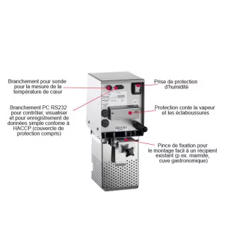 Thermoplongeur Diamond vue arrière