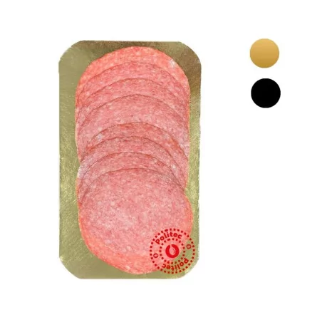 Plaque saumon or noir 120x200 mm