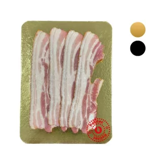 Plaque carton or et noir 170x230 mm