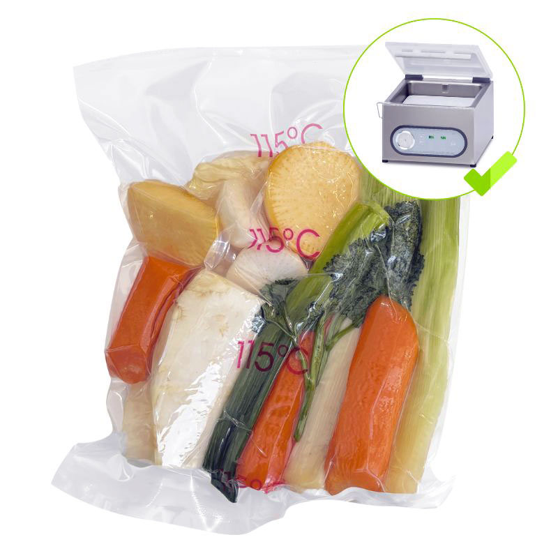 Sac sous vide cuisson lisse